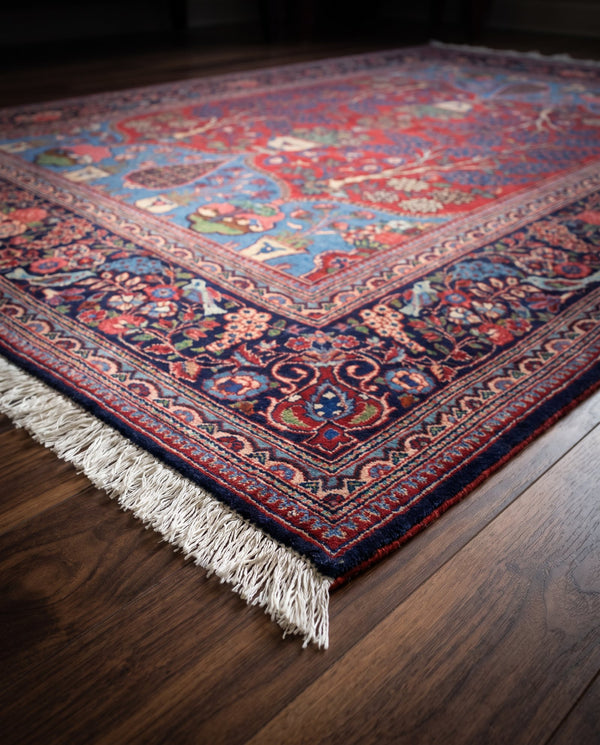 The Antique Kashan Rugs (Pair)