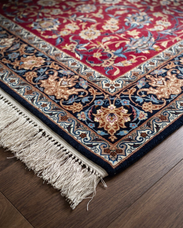 Isfahan "Garden Medallion" Rug by Master Ebrahim Nabi