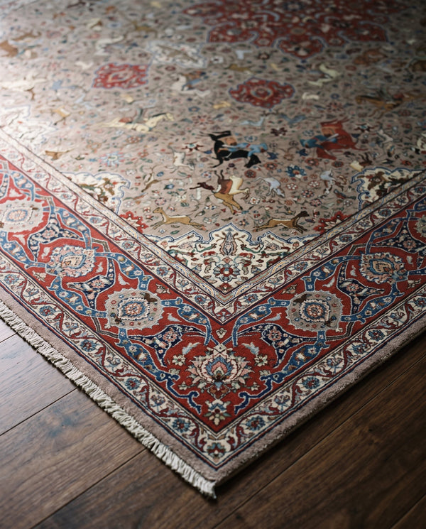 Safavid Hunting Scene Design by Alabaf