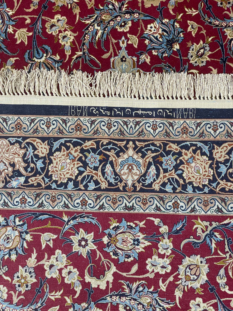 Isfahan "Garden Medallion" Rug by Master Ebrahim Nabi