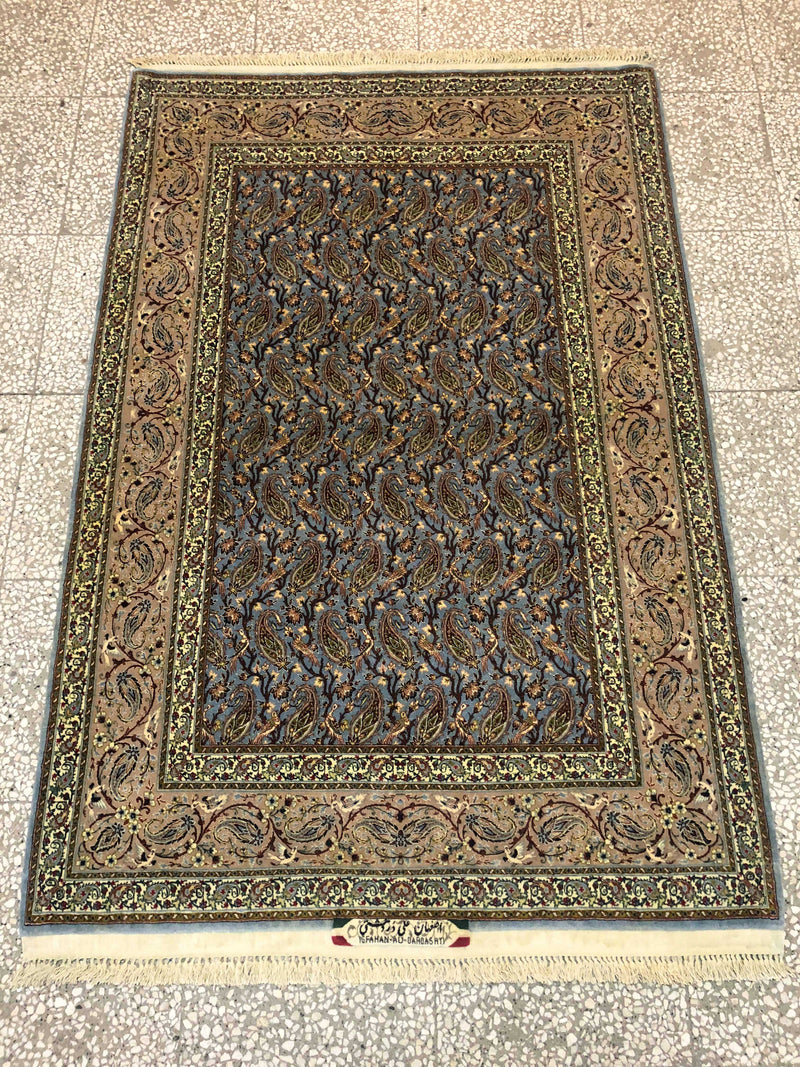 VINTAGE ISFAHAN, ALL-OVER-PAISLEY DESIGN BY MASTER ALI DARDASHTI