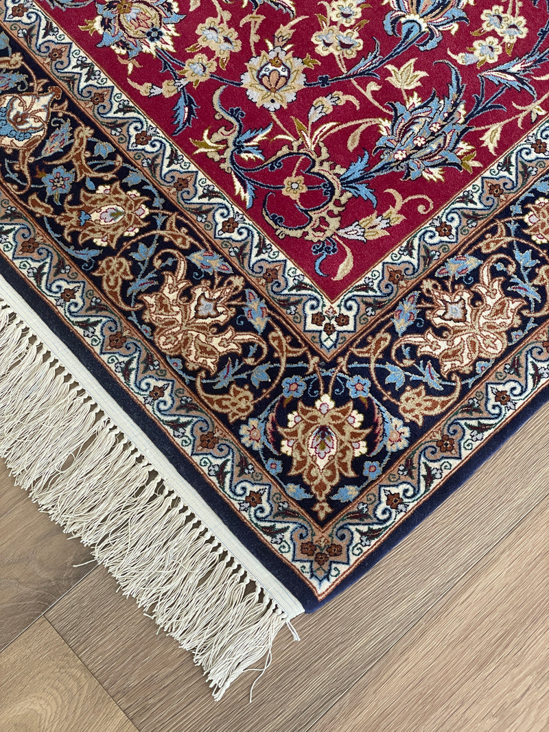 Isfahan "Garden Medallion" Rug by Master Ebrahim Nabi