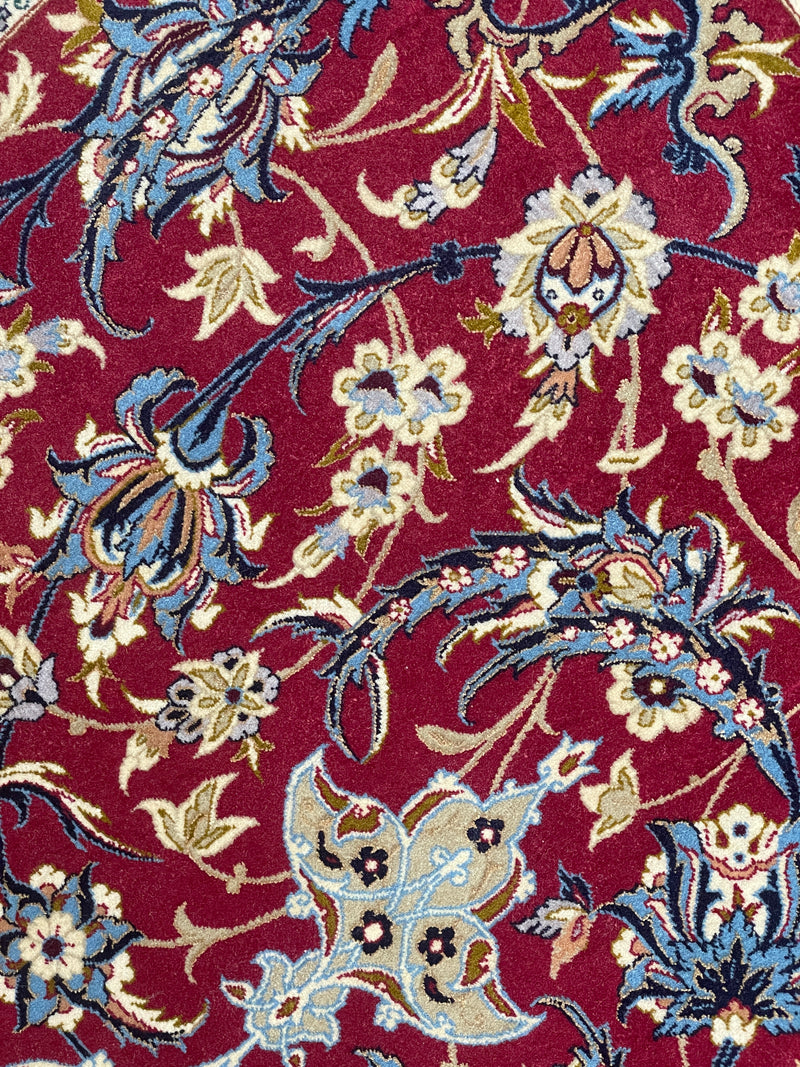 Isfahan "Garden Medallion" Rug by Master Ebrahim Nabi