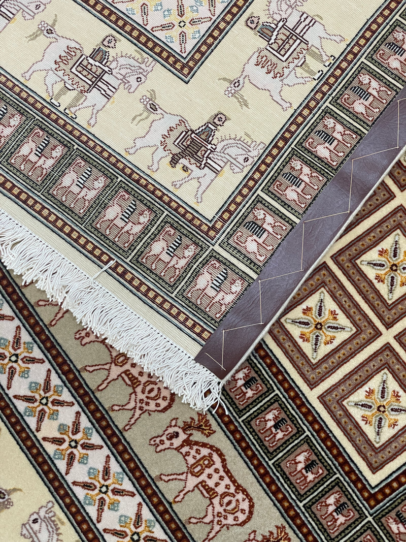 TABRIZ, A REPLICA OF 2500 YR-OLD PAZYRYK RUG