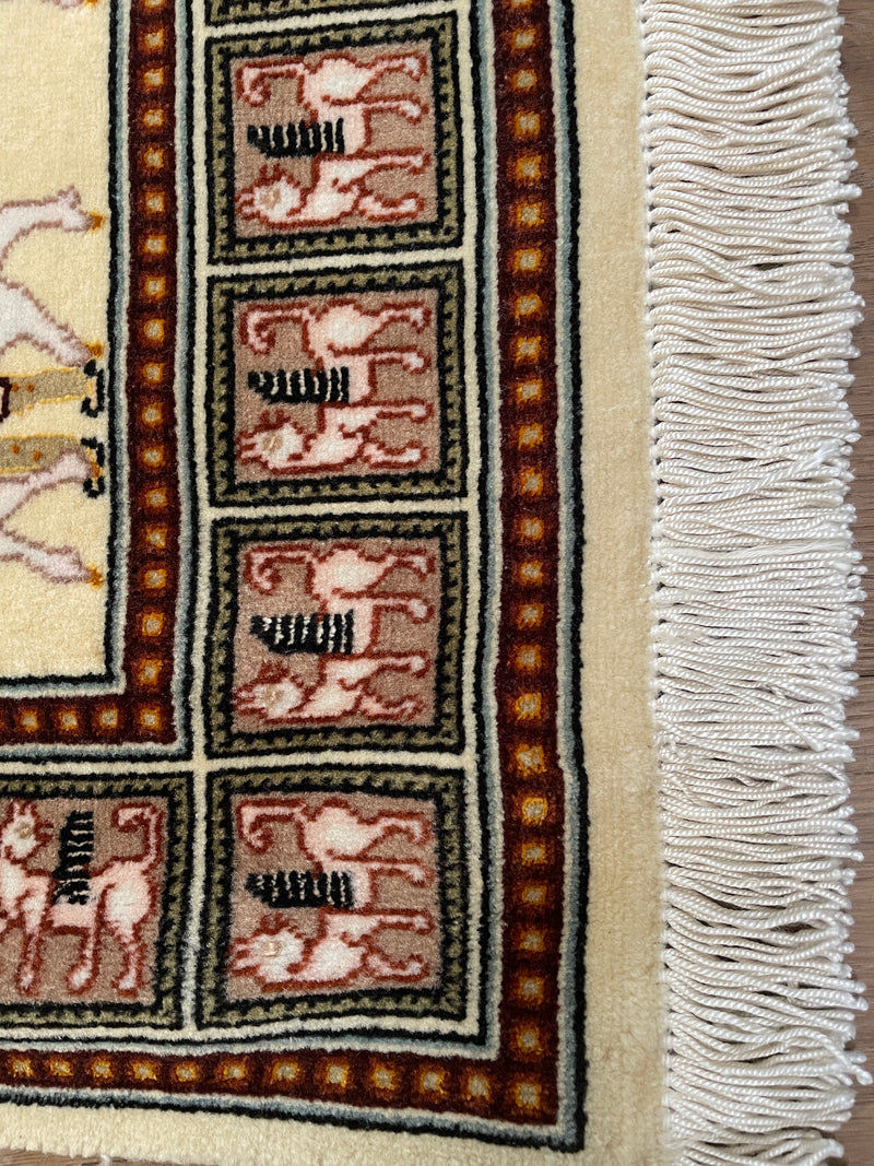 TABRIZ, A REPLICA OF 2500 YR-OLD PAZYRYK RUG