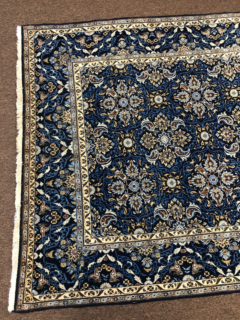 Rare Vintage Blue Kashan