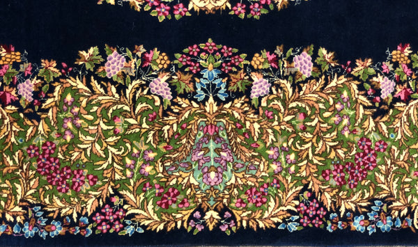 VINTAGE RAVER KERMAN PERSIAN RUG