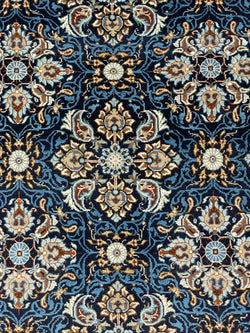 Rare Vintage Blue Kashan
