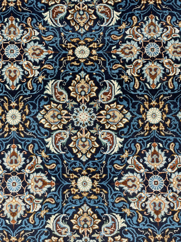 Rare Vintage Blue Kashan