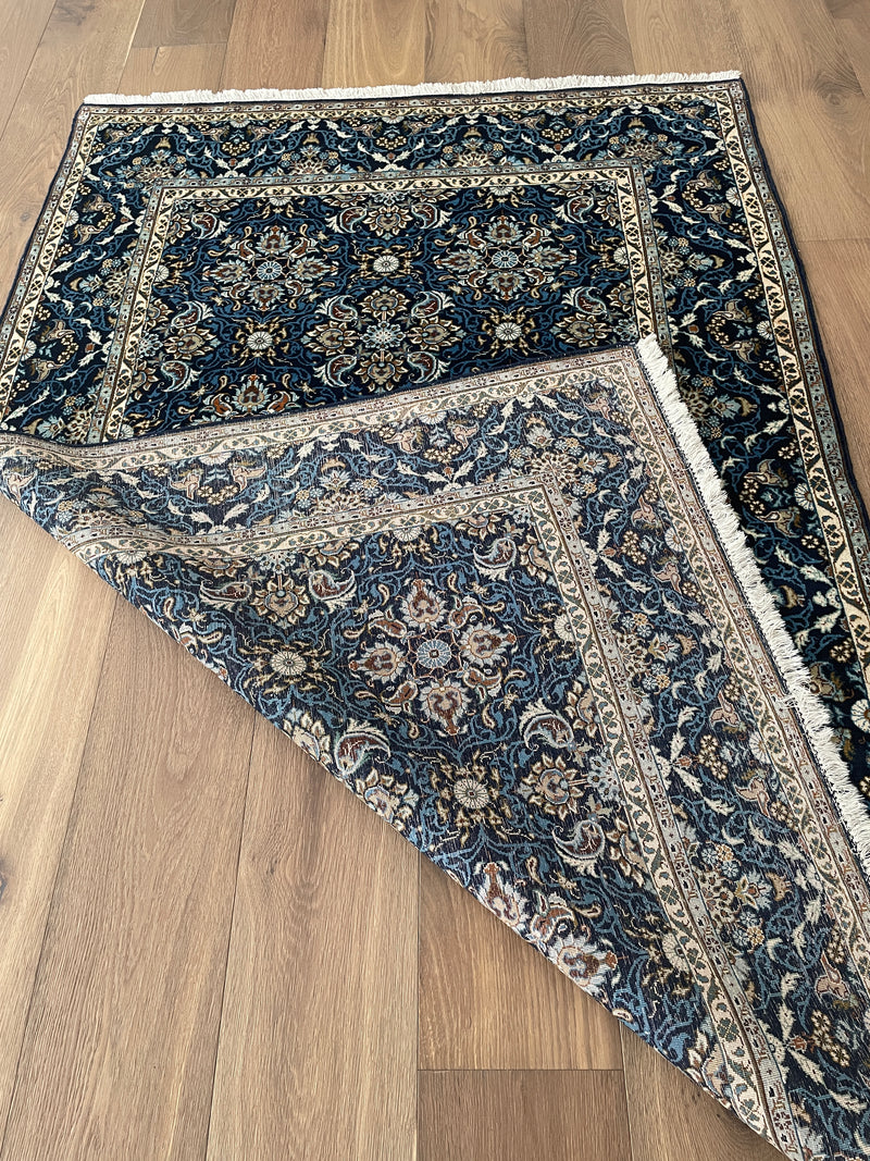 Rare Vintage Blue Kashan