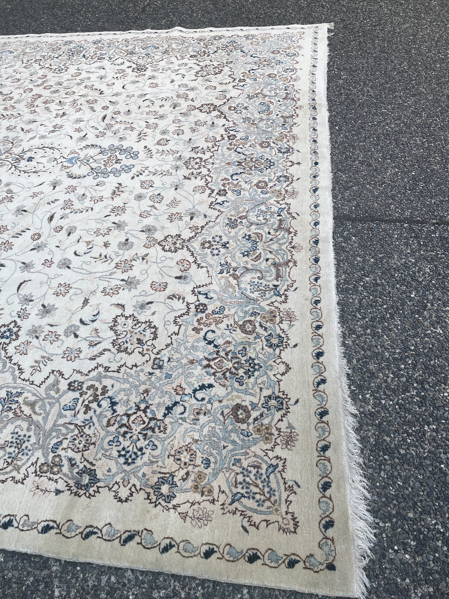 Antique Kashan Persian Carpet – photo 8