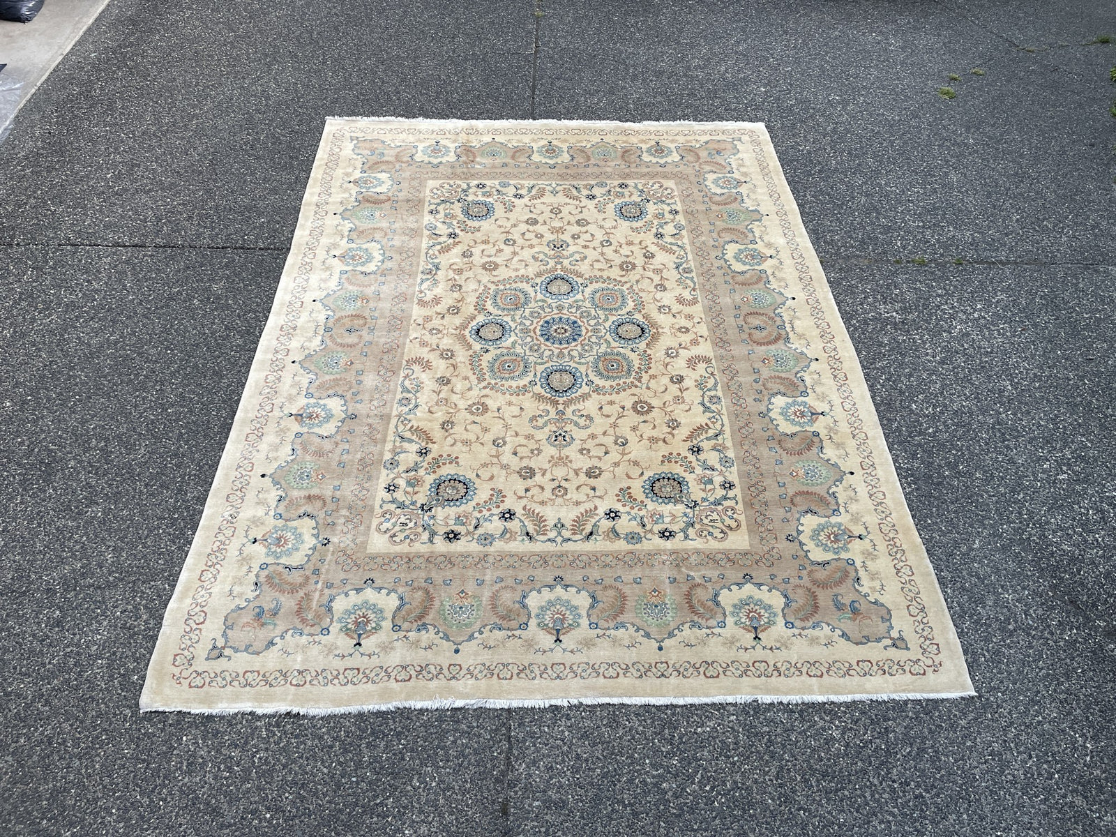 Antique Kashan Persian Carpet by Hosseini – photo 1