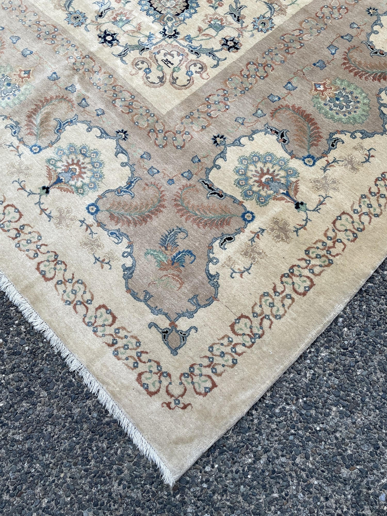 Antique Kashan Persian Carpet by Hosseini – photo 3
