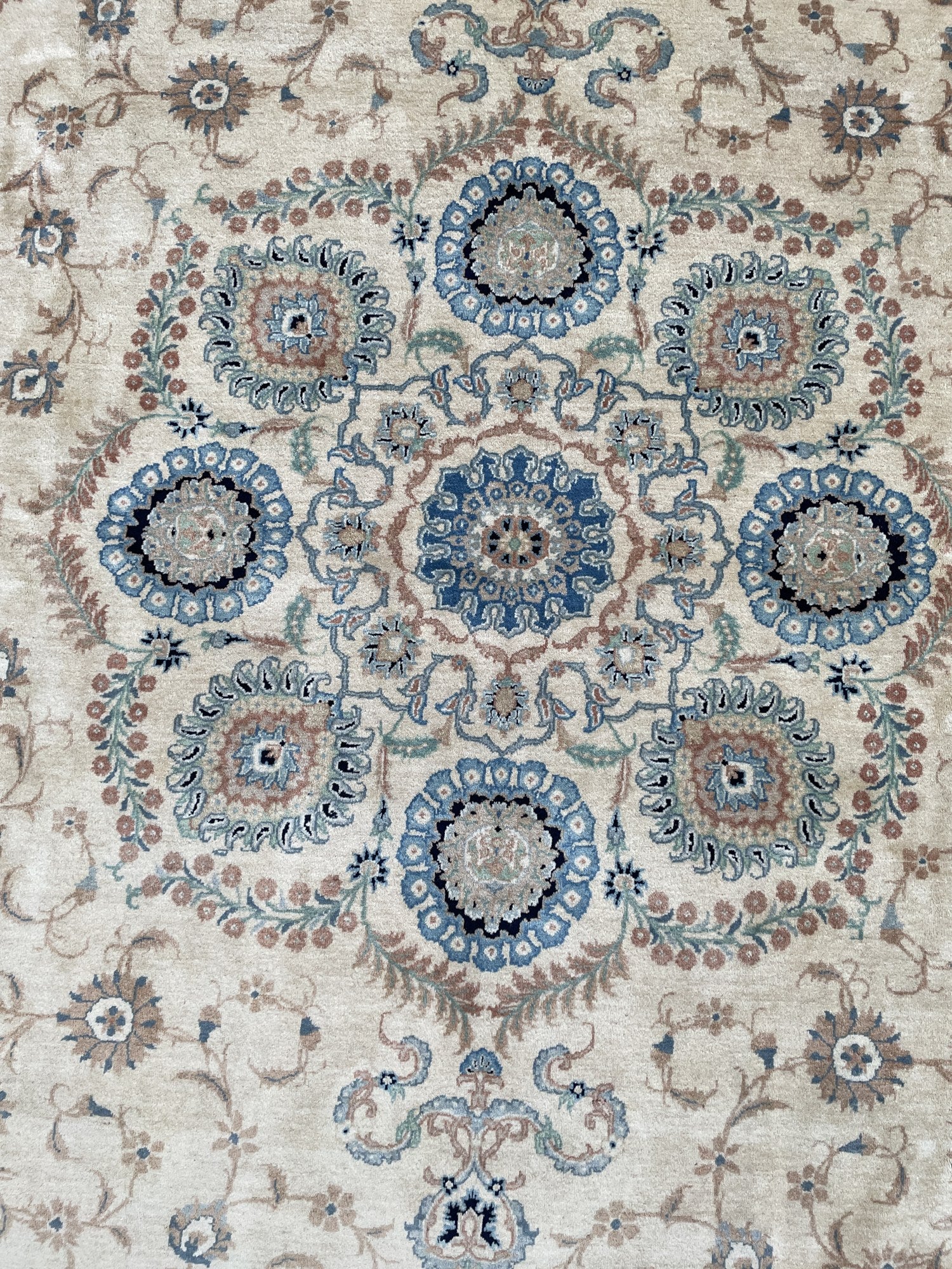 Antique Kashan Persian Carpet by Hosseini – photo 4