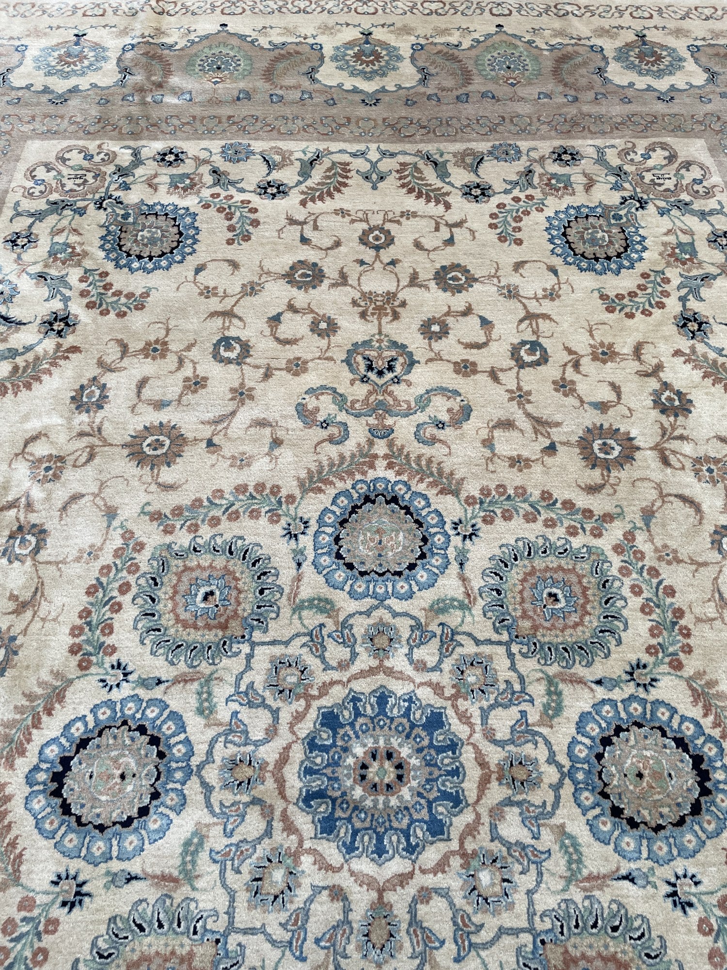 Antique Kashan Persian Carpet by Hosseini – photo 5
