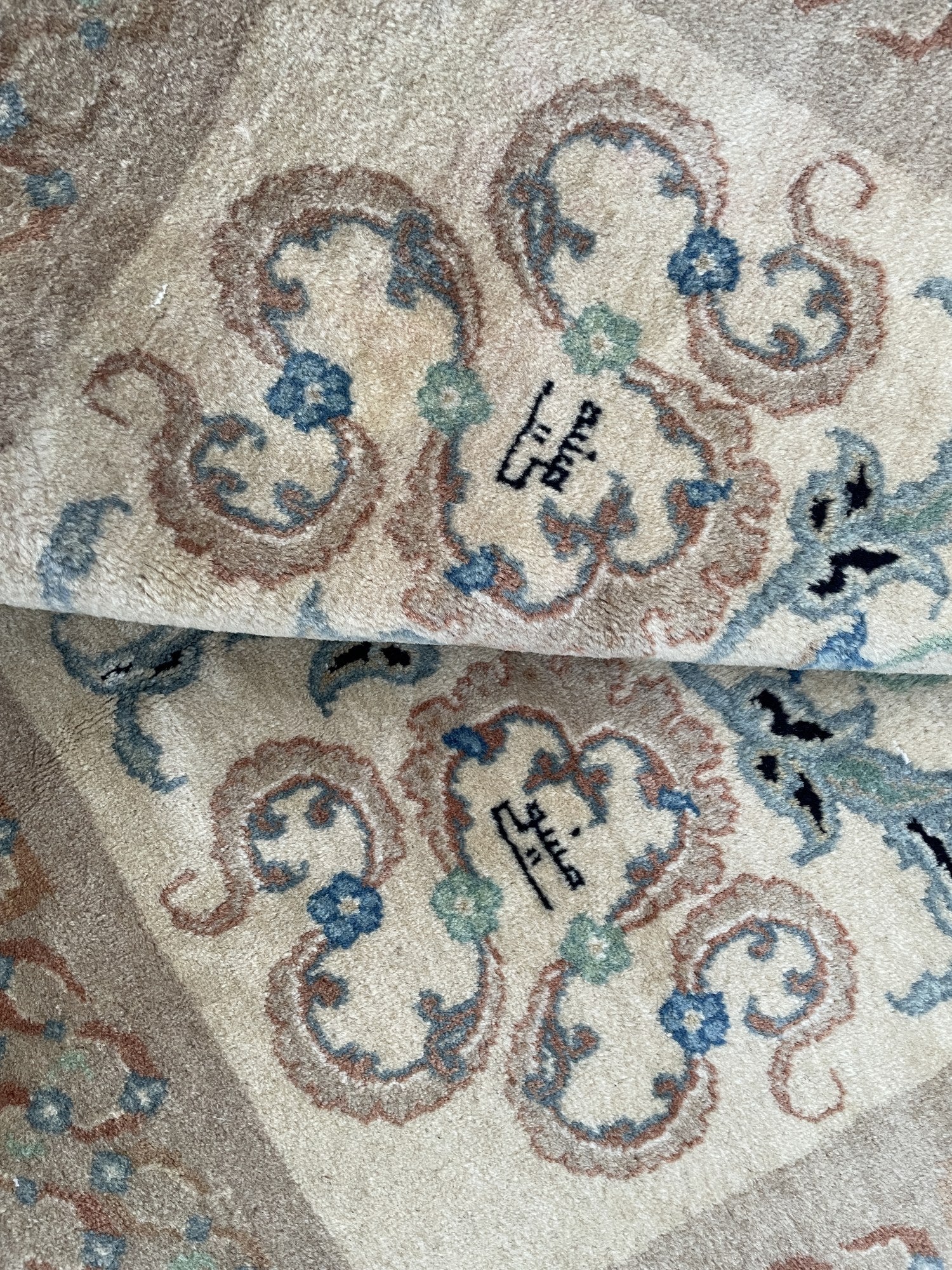 Antique Kashan Persian Carpet by Hosseini – photo 8