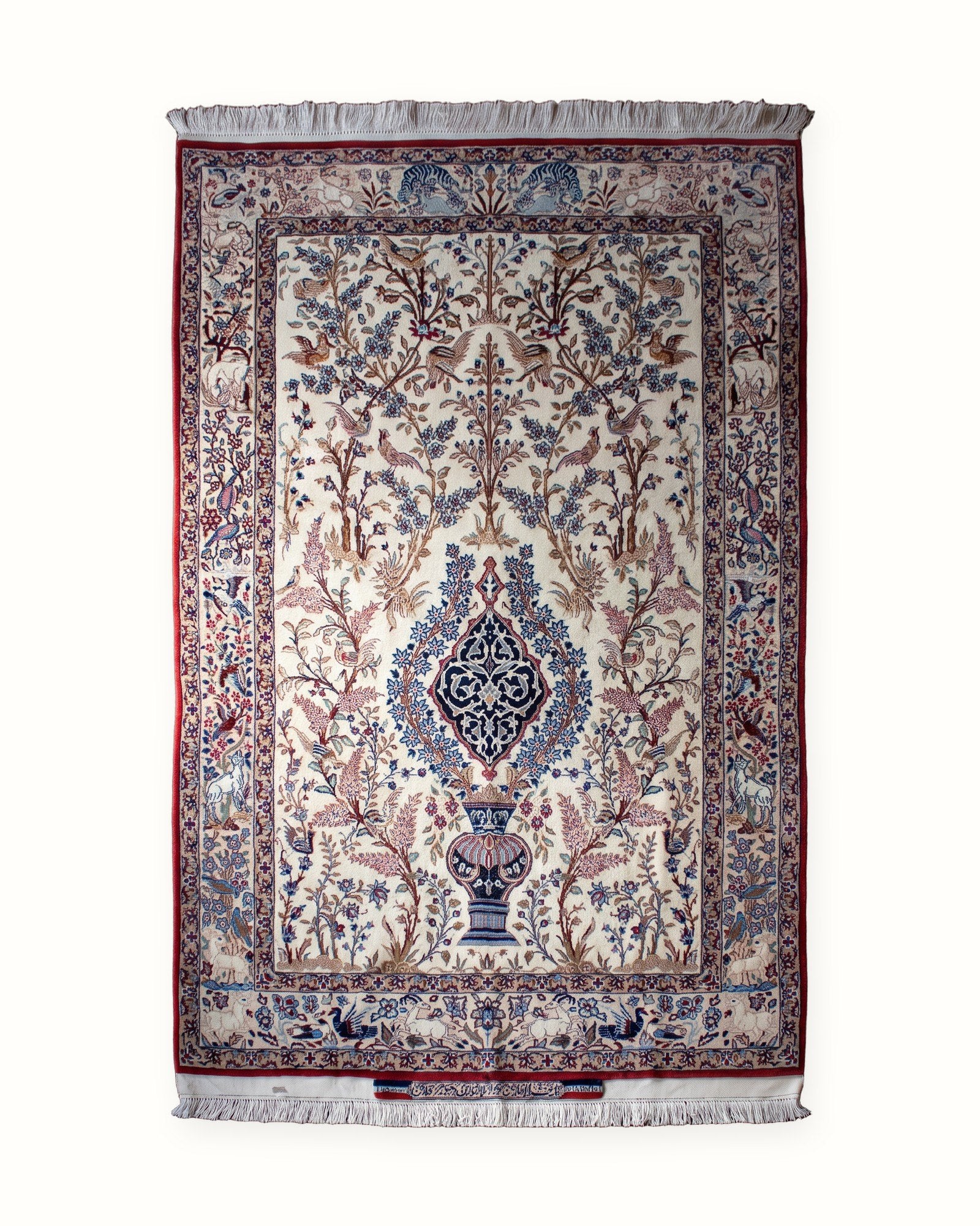 Published Tree of Life by Master Ali Seirafian, whole rug