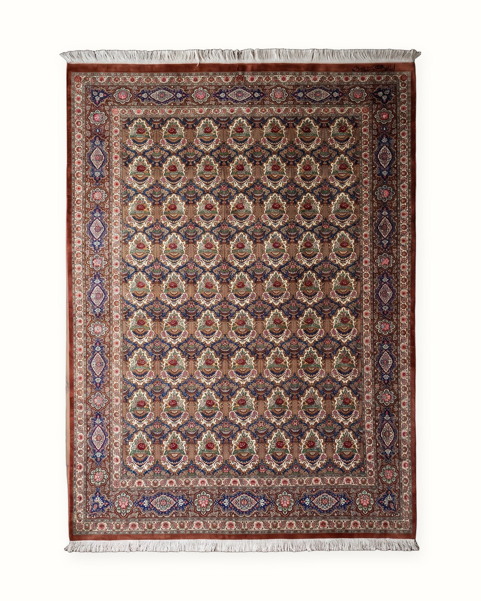 ALL-OVER-FLORAL LATTICE PATTERN BY MASTER REZAIE, whole rug