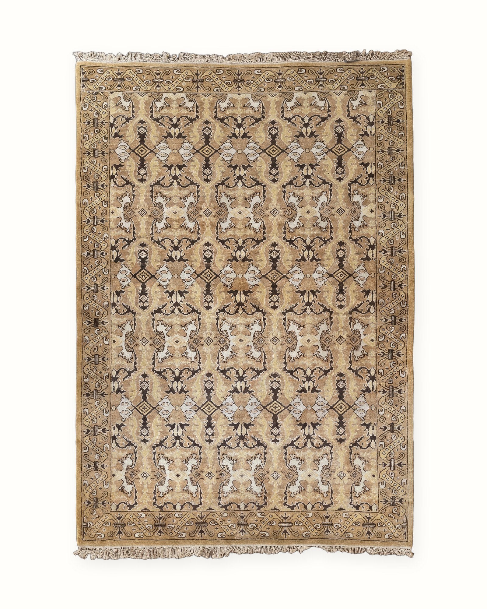 Antique Spanish Granada Rug, circa 1925–1950, whole rug