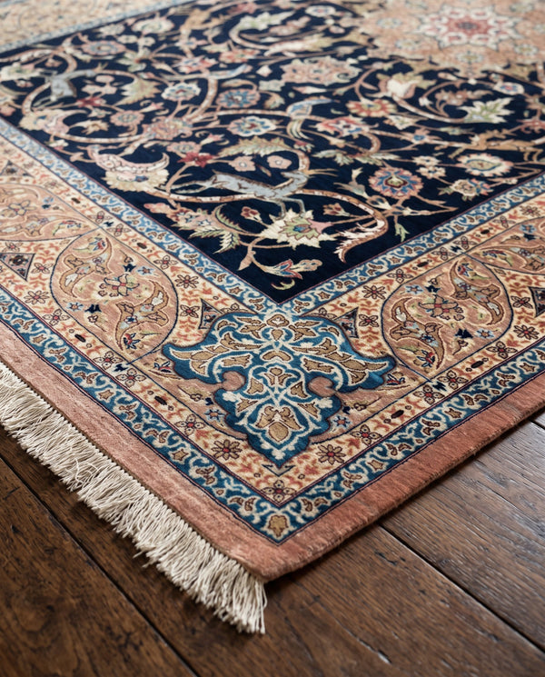 Extremely Fine Qom Silk by Master Bagha'ei