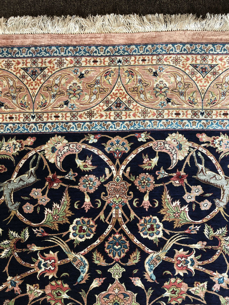 Extremely Fine Qom Silk by Master Bagha'ei