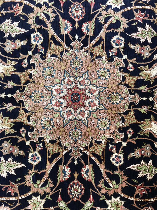 Extremely Fine Qom Silk by Master Bagha'ei