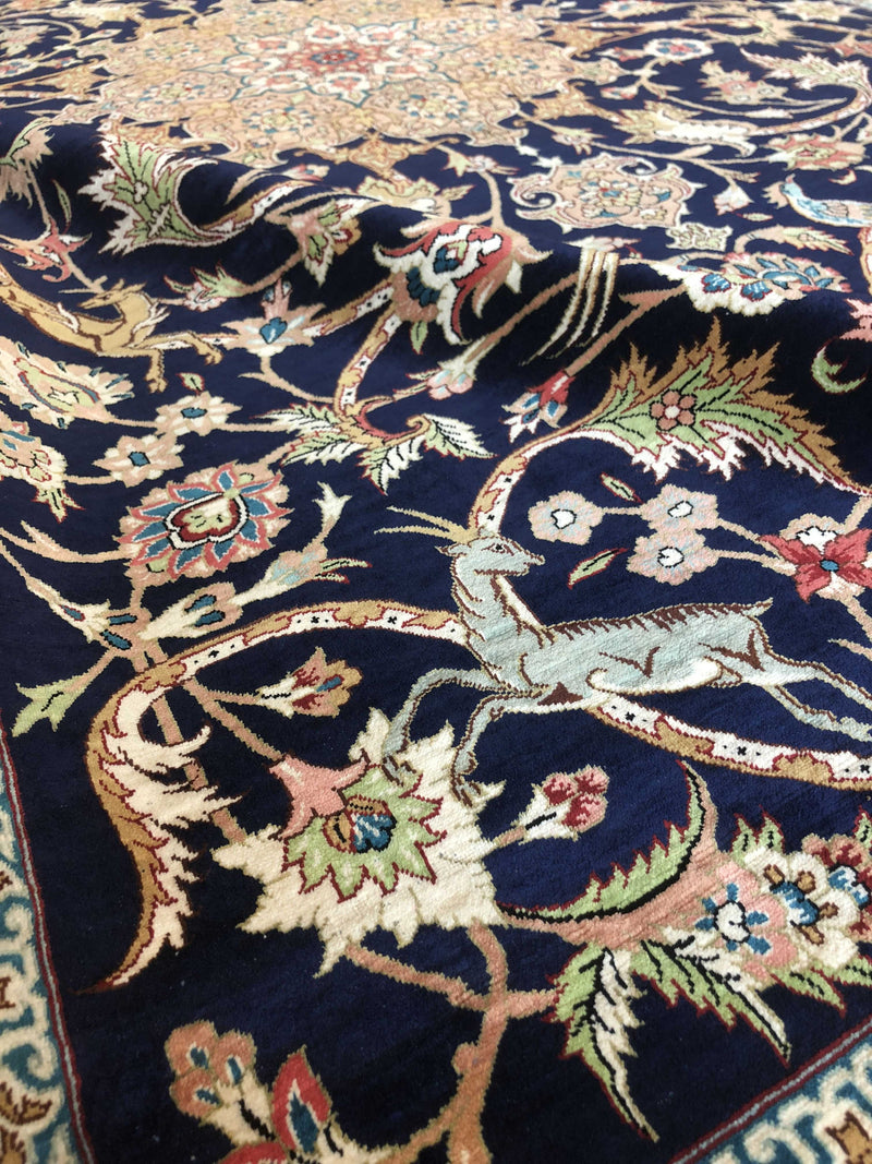 Extremely Fine Qom Silk by Master Bagha'ei