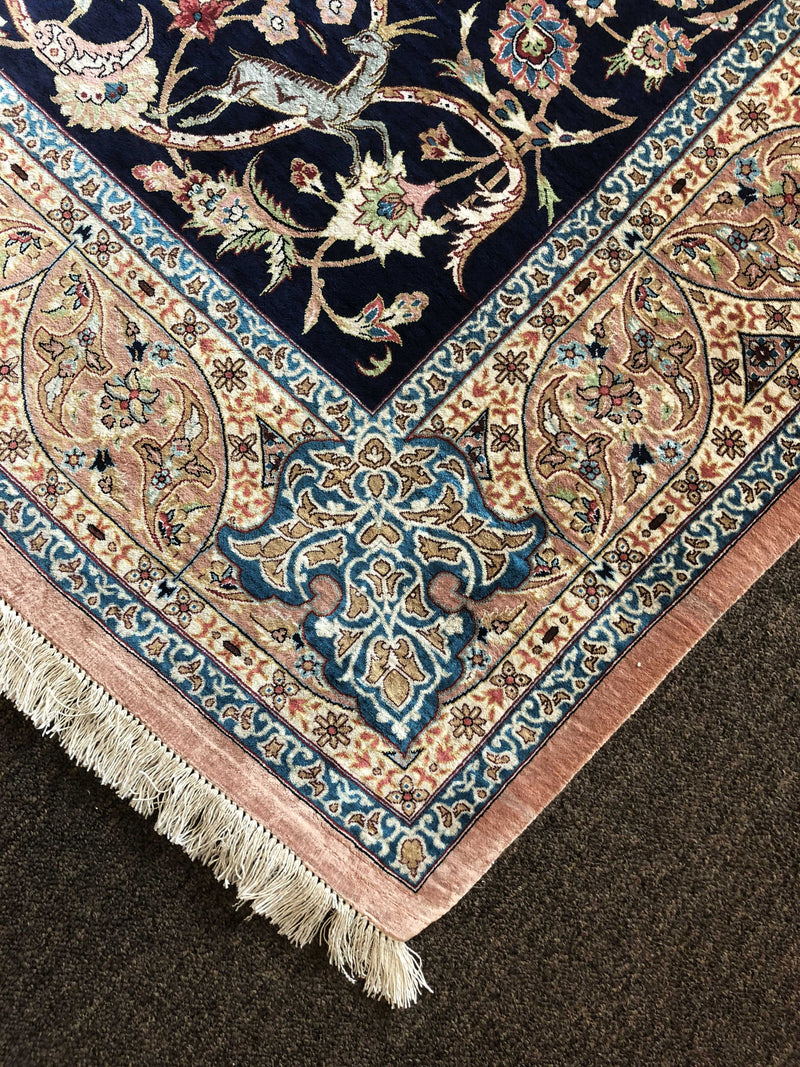 Extremely Fine Qom Silk by Master Bagha'ei