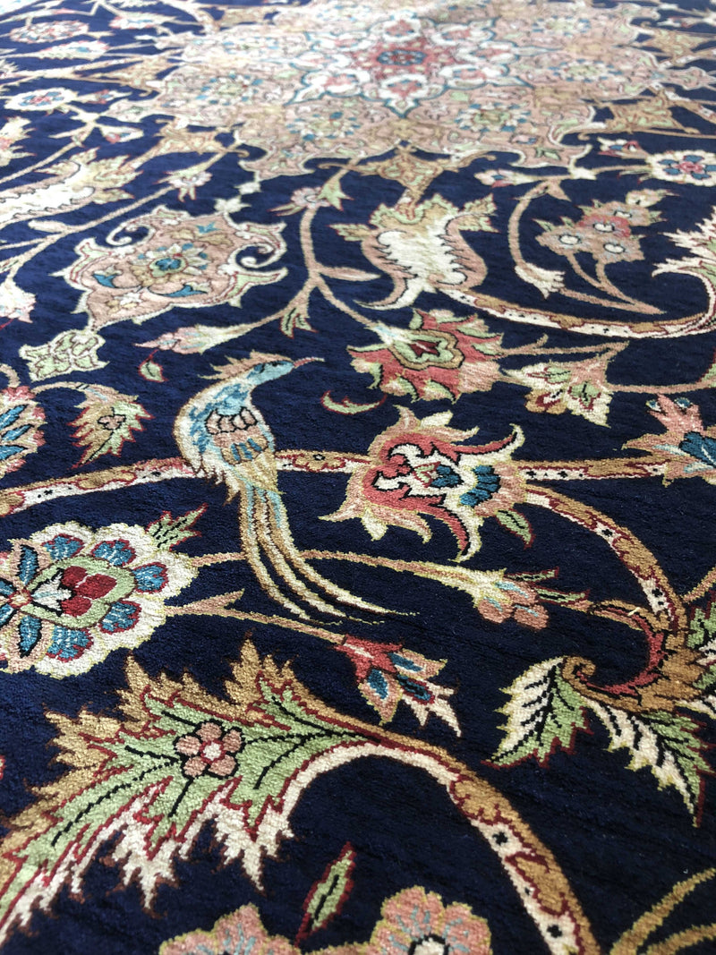 Extremely Fine Qom Silk by Master Bagha'ei