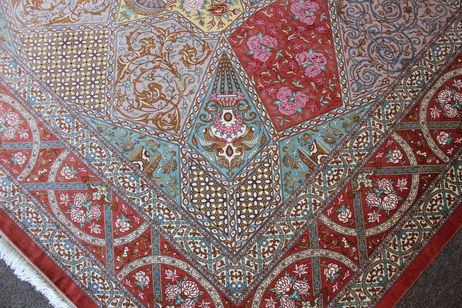 Extremely Fine Qom by Master Mir Mehdi