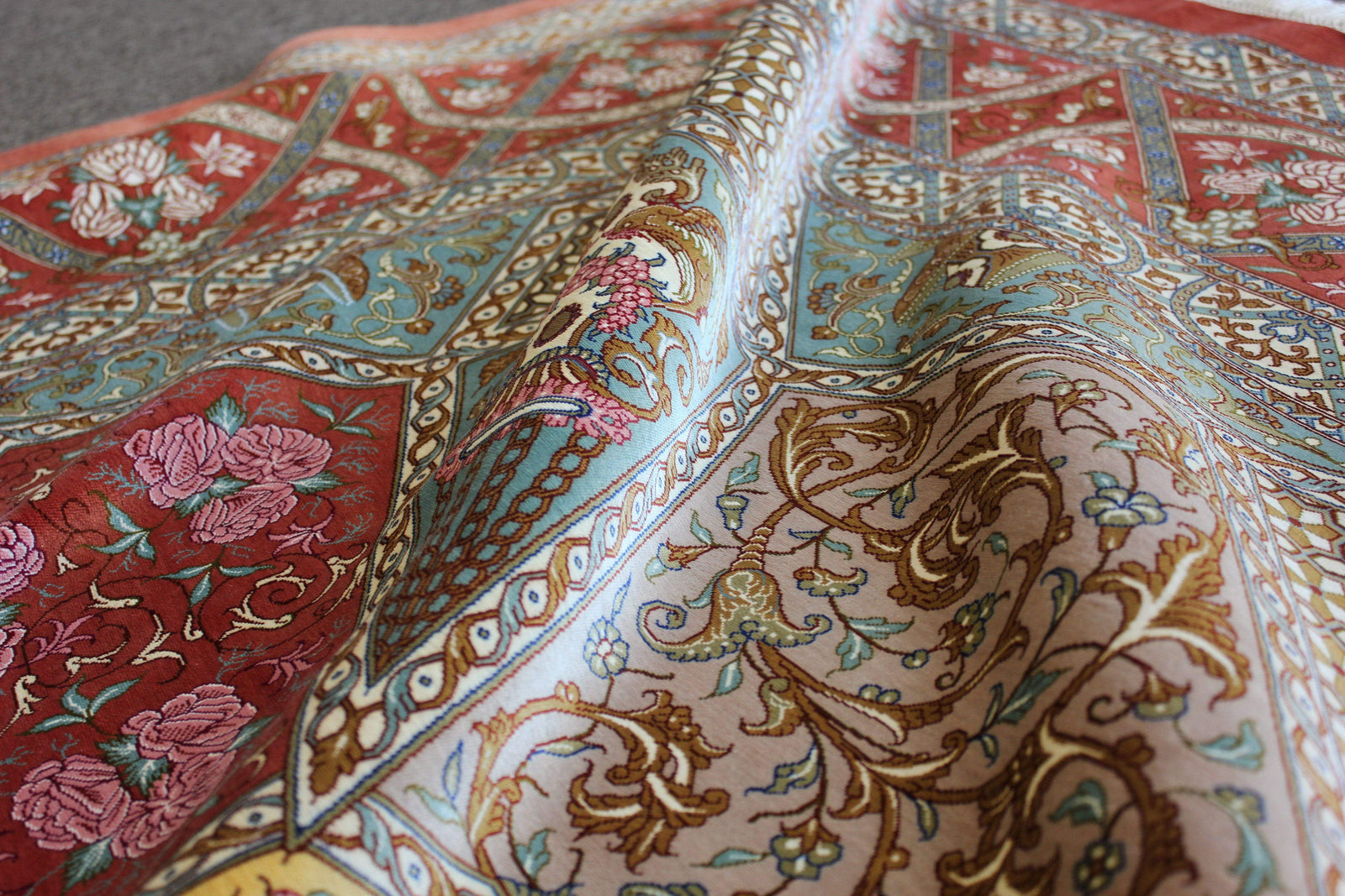 Extremely Fine Qom by Master Mir Mehdi