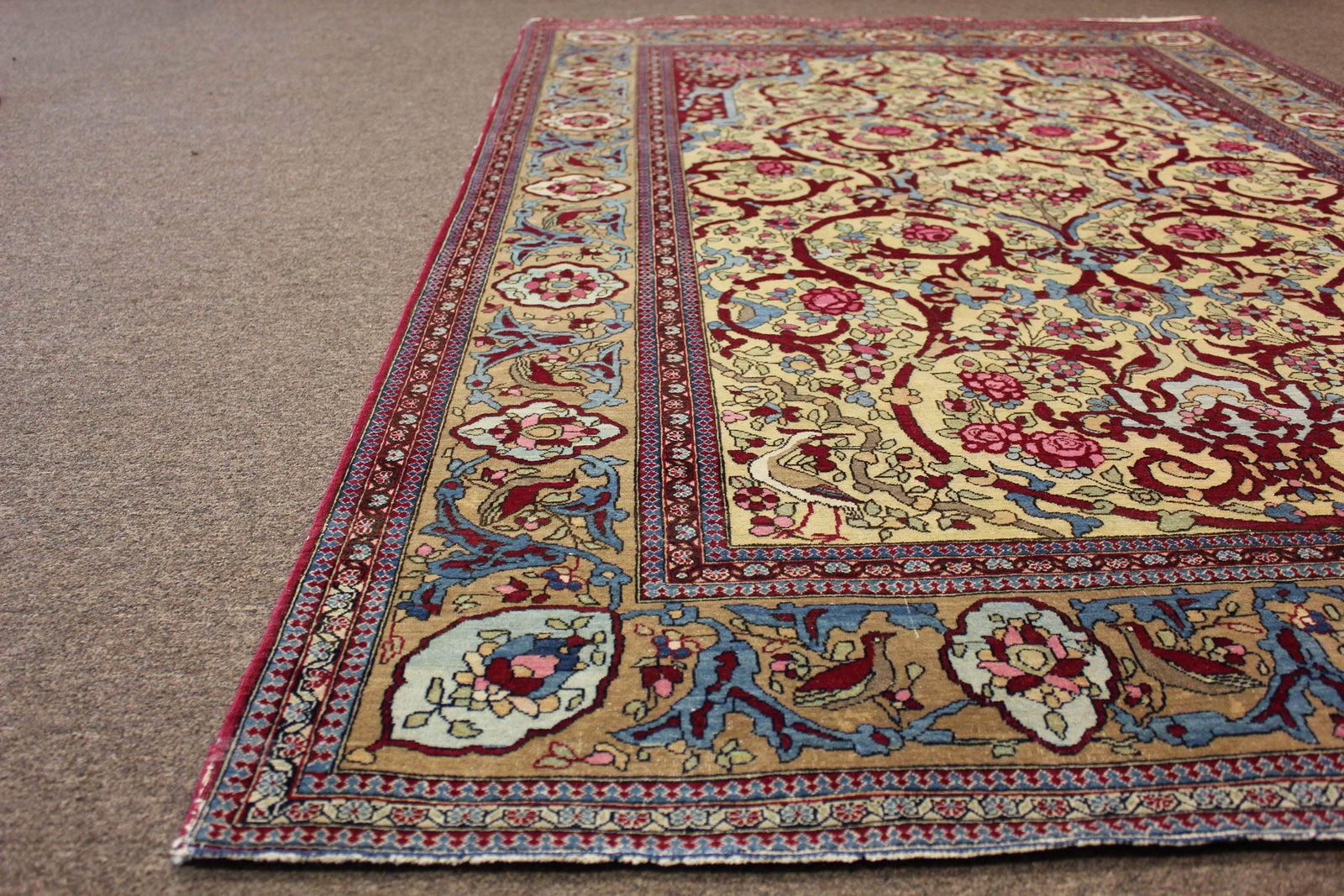 Late 1800s Antique Isfahan – KESHMIRI - House of Persian Rugs