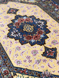 Magnificent Silk Rug by Master Alizadeh