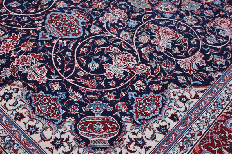 Rare, published Isfahan Rug by Mohammad Seirafian