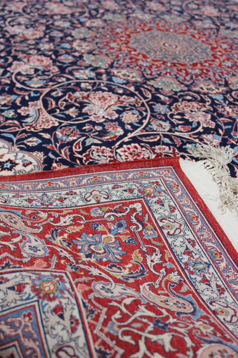 Rare, published Isfahan Rug by Mohammad Seirafian